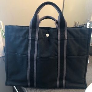 Vintage Hermès canvass tote bag